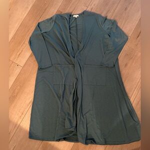 LuLaRoe Deep Teal Long Sarah Cardigan